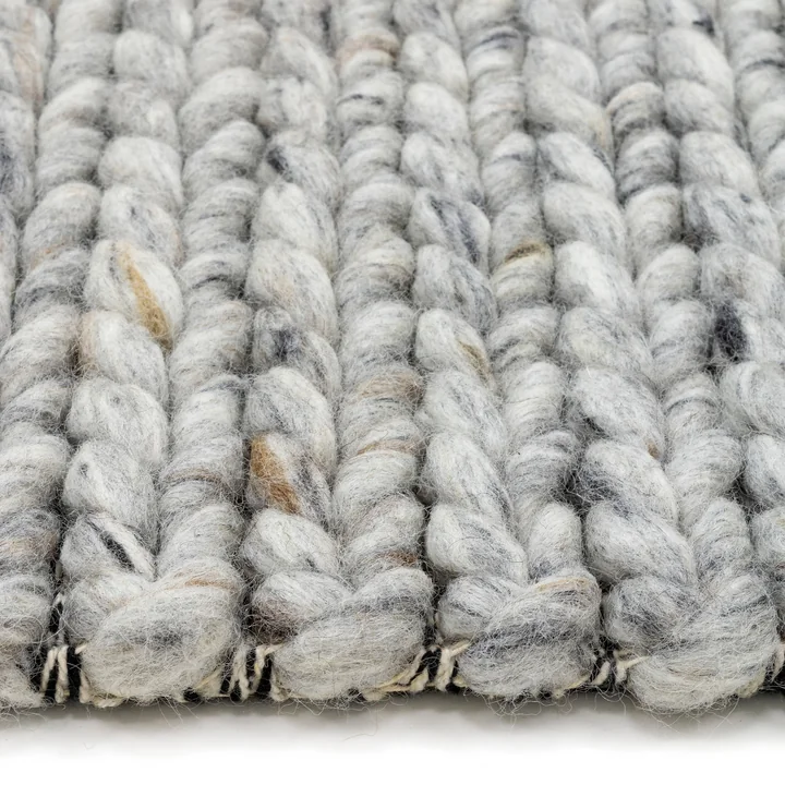 Nuuck - Fletta Rug, gray / white