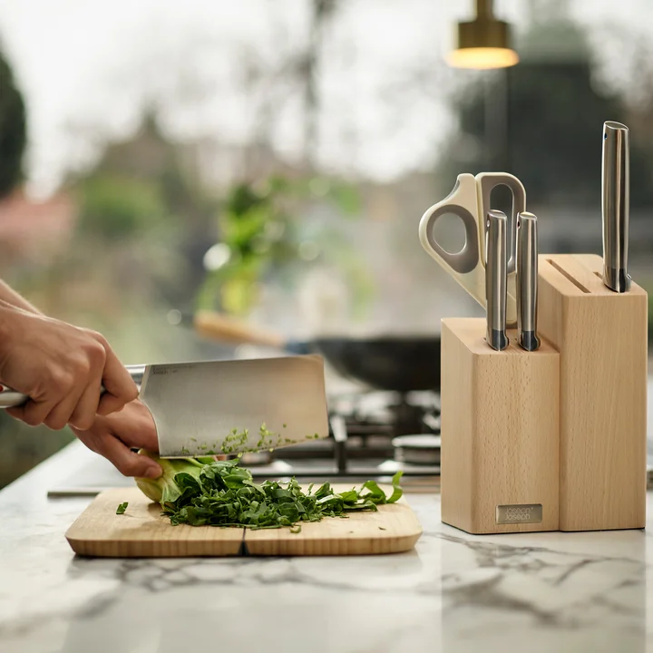 Elevate Fusion Knife block with scissors from Joseph Joseph