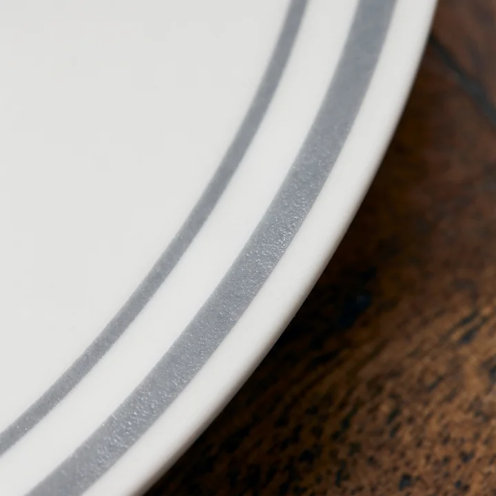 Bistro Plate Ø 27 cm, gray (set of 4) from Nicolas Vahé
