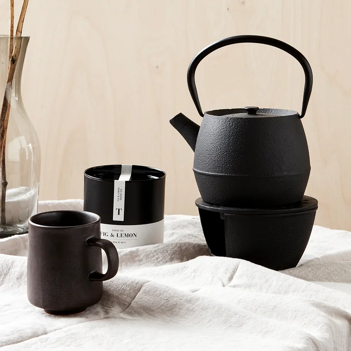Cast Teapot, black from Nicolas Vahé