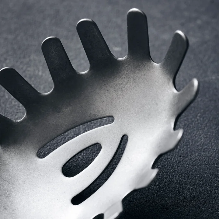 Daily Pasta spoon, brushed stainless steel from Nicolas Vahé