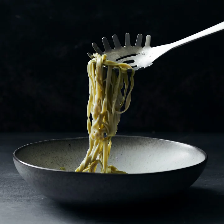 Daily Pasta spoon, brushed stainless steel from Nicolas Vahé