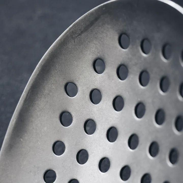 Daily Slotted spoon, brushed stainless steel from Nicolas Vahé