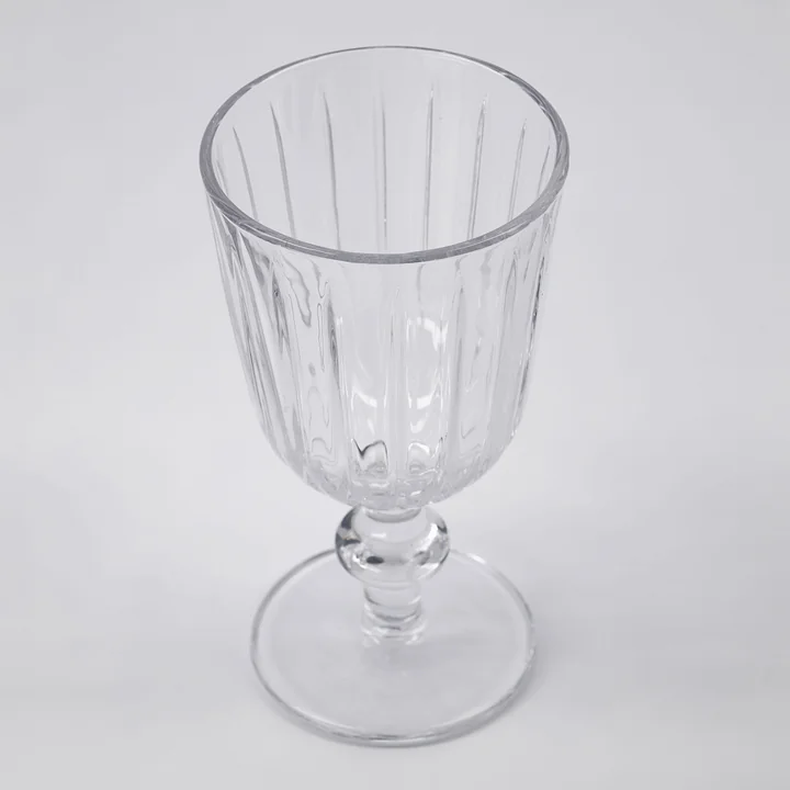 Groove Wine glass, clear (set of 4) from Nicolas Vahé