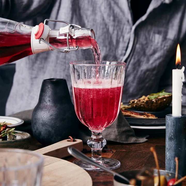 Groove Wine glass, clear (set of 4) from Nicolas Vahé