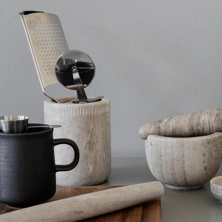 Nicolas Vahé - Pizza cutter, acacia natural / stainless steel