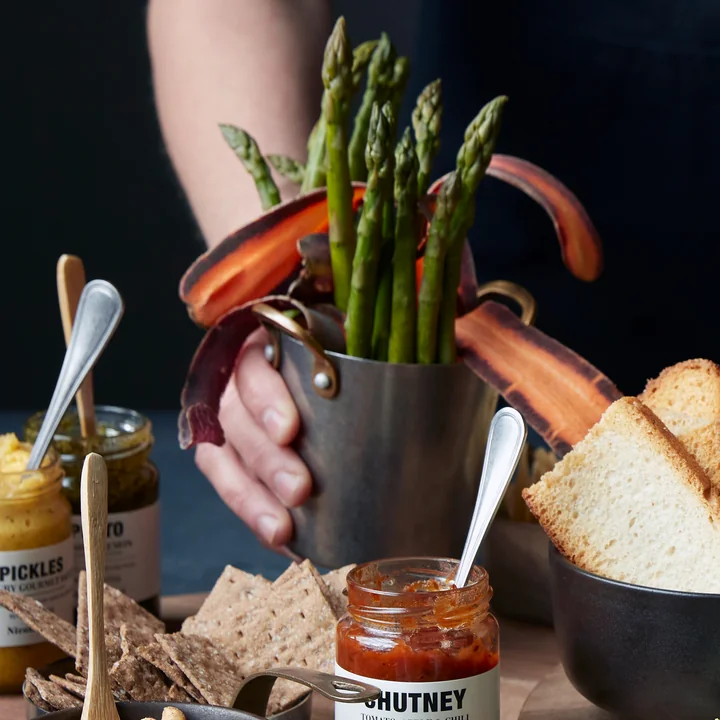 Nicolas Vahé - Presentation Bucket, brushed stainless steel (set of 2)