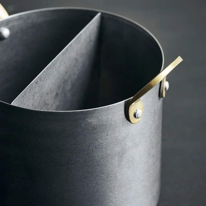 Presentation Organizer, stainless steel brushed from Nicolas Vahé