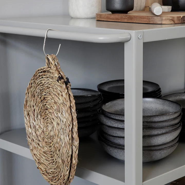 Rack Serving trolley, gray from Nicolas Vahé