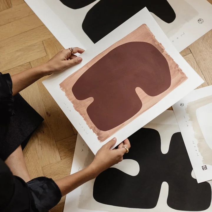 Earth Pigments by Noa Noon Gammelgaard for The Poster Club