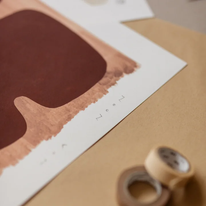 Earth Pigments by Noa Noon Gammelgaard for The Poster Club