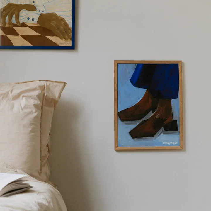 Boots and Blues By Hanna Peterson for The Poster Club