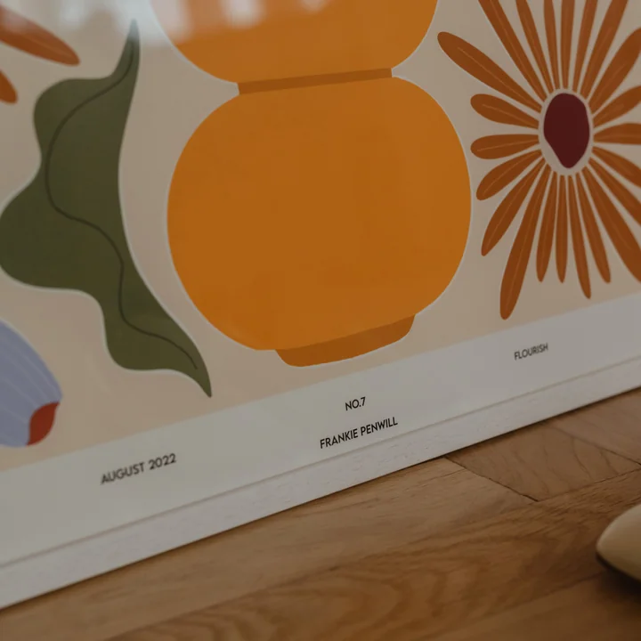 Flourish by Frankie Penwill for The Poster Club