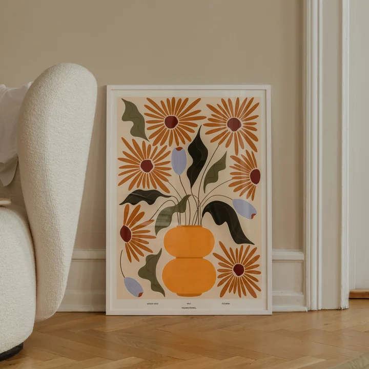 Flourish by Frankie Penwill for The Poster Club