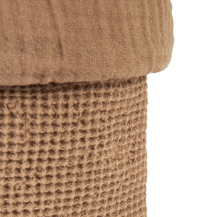 Nobodinoz - Wabi Sabi Basket, 18 x 20 cm, sesame