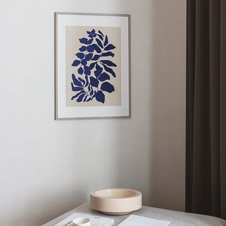 Picture frame oak beige, plexiglass for The Poster Club