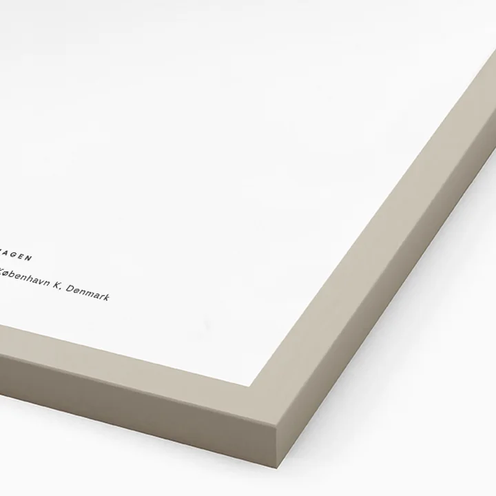 Picture frame oak beige, plexiglass for The Poster Club