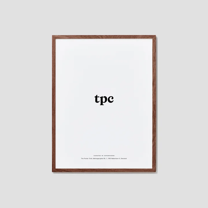 Picture frame oak brown for The Poster Club