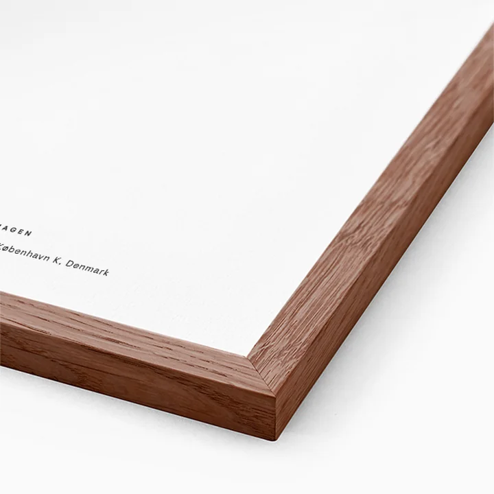 Picture frame oak brown for The Poster Club