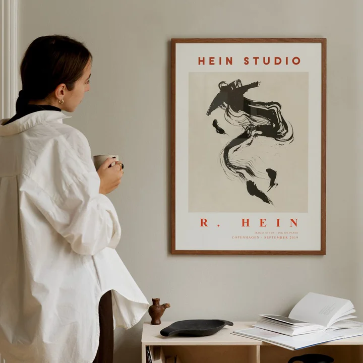 Picture frame oak brown for The Poster Club