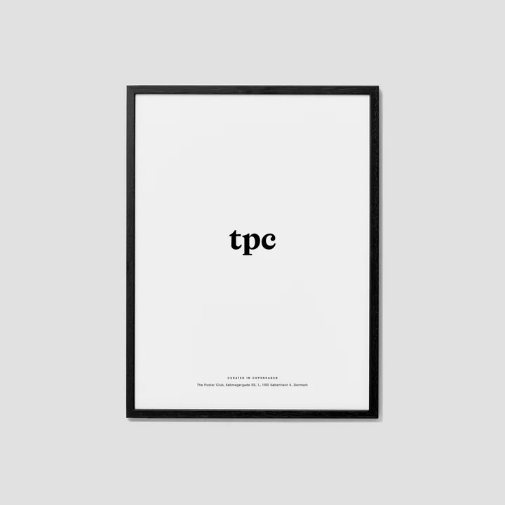 Picture frame oak black, plexiglass for The Poster Club