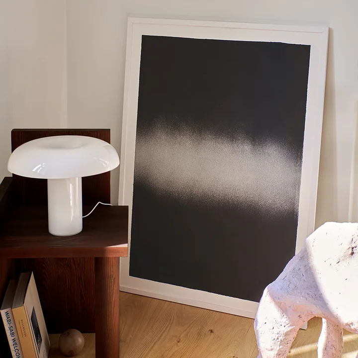 Picture frame oak white for The Poster Club