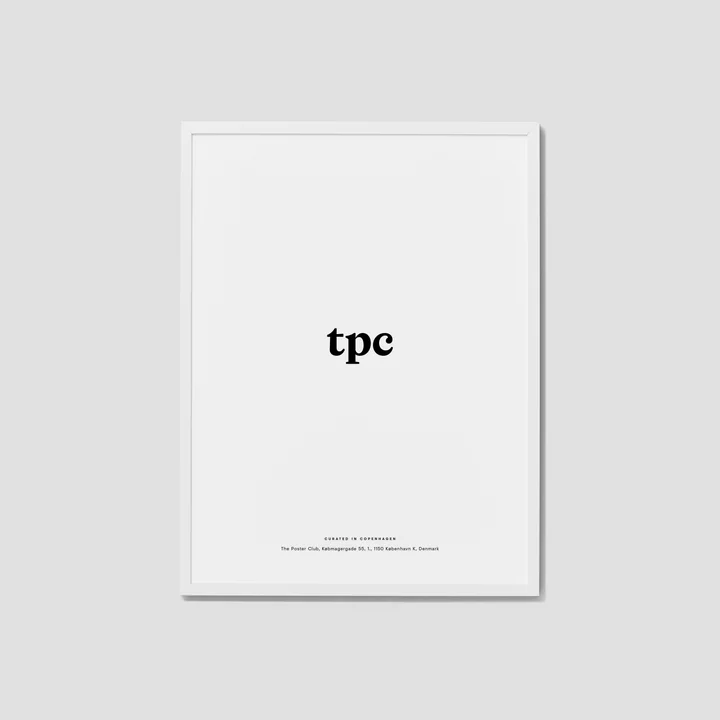 Picture frame oak white for The Poster Club