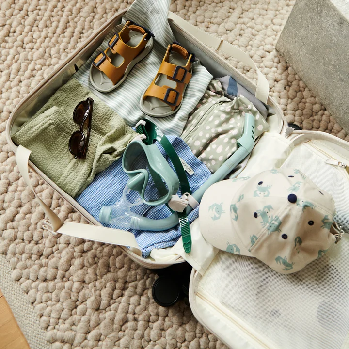 Hollie Hardcase Suitcase, 40.5 x 40.5 cm, peach / sea shell by LIEWOOD