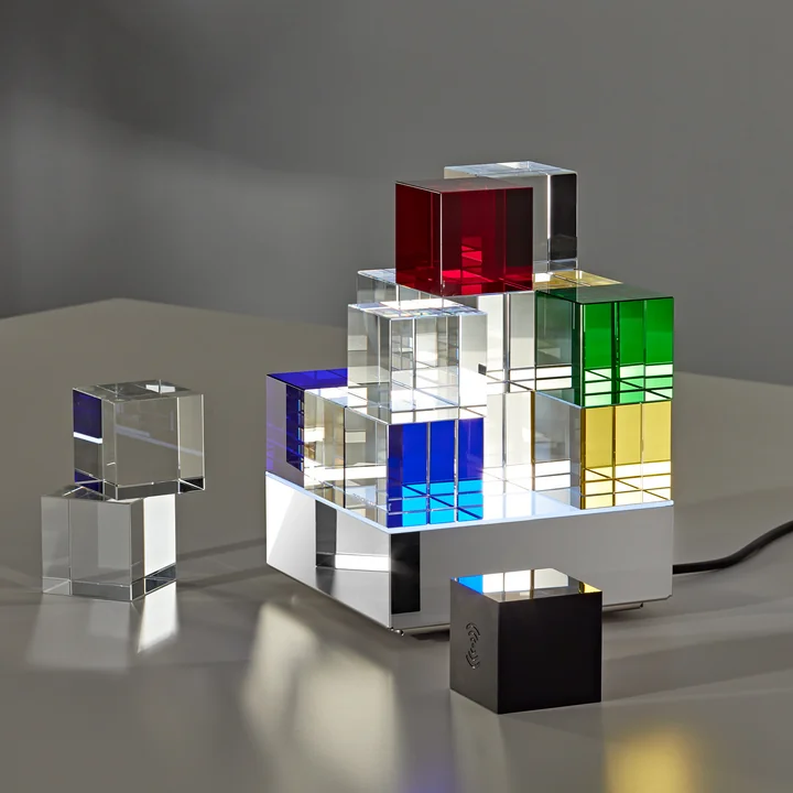 Tecnolumen - CUBELIGHTmove LED table lamp with radio cube