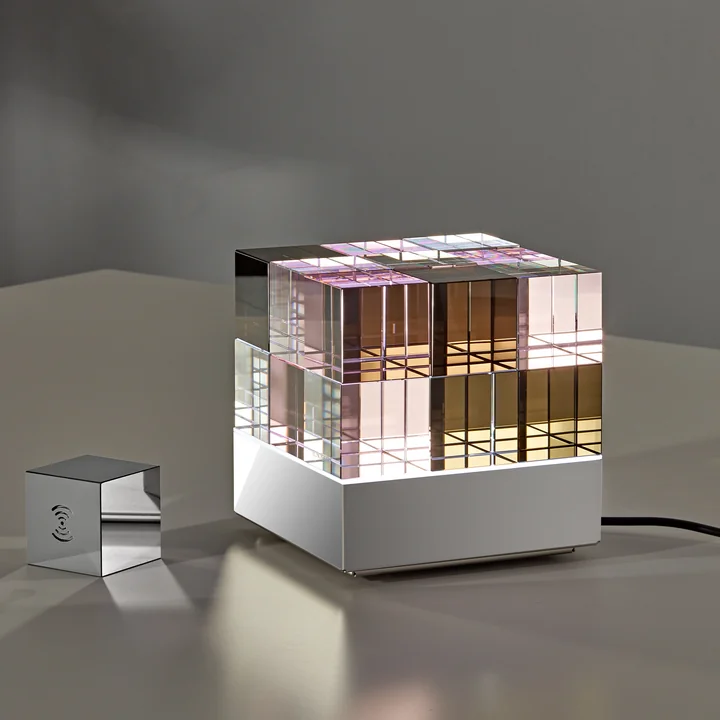 Tecnolumen - CUBELIGHTmove LED table lamp with radio cube