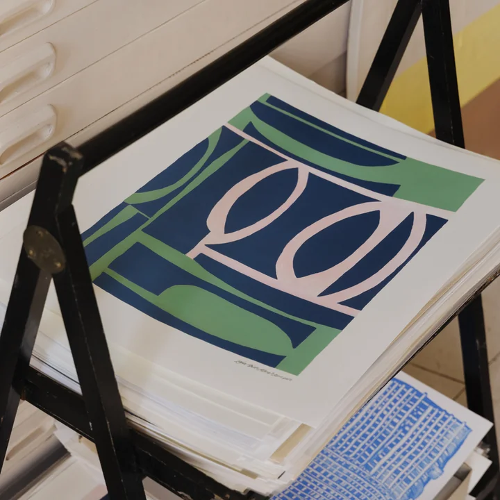 The Poster Club - Green House from Leise Dich Abrahamsen