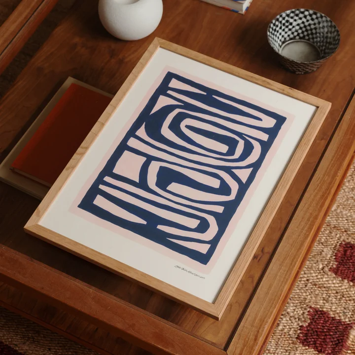 Flowing from Leise Dich Abrahamsen for The Poster Club