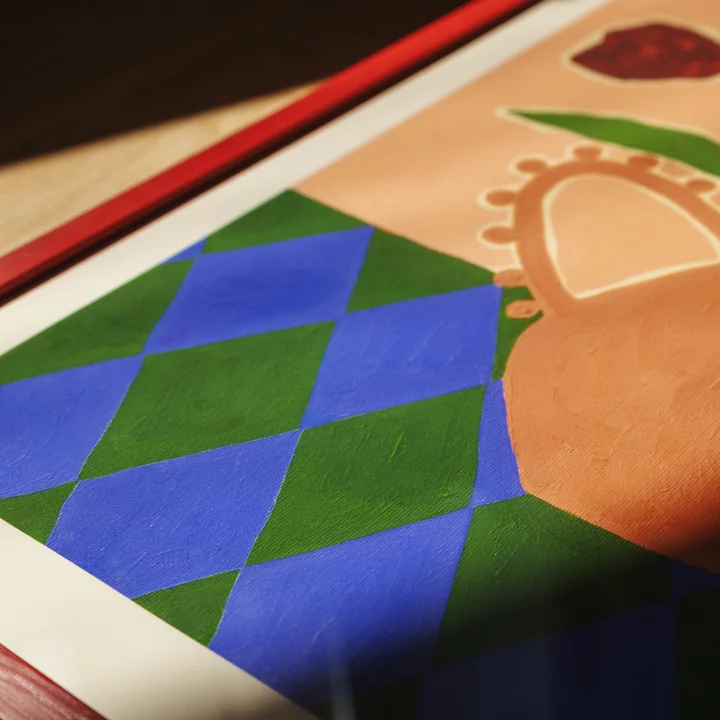 Red Tulips by Carla Llanos for The Poster Club