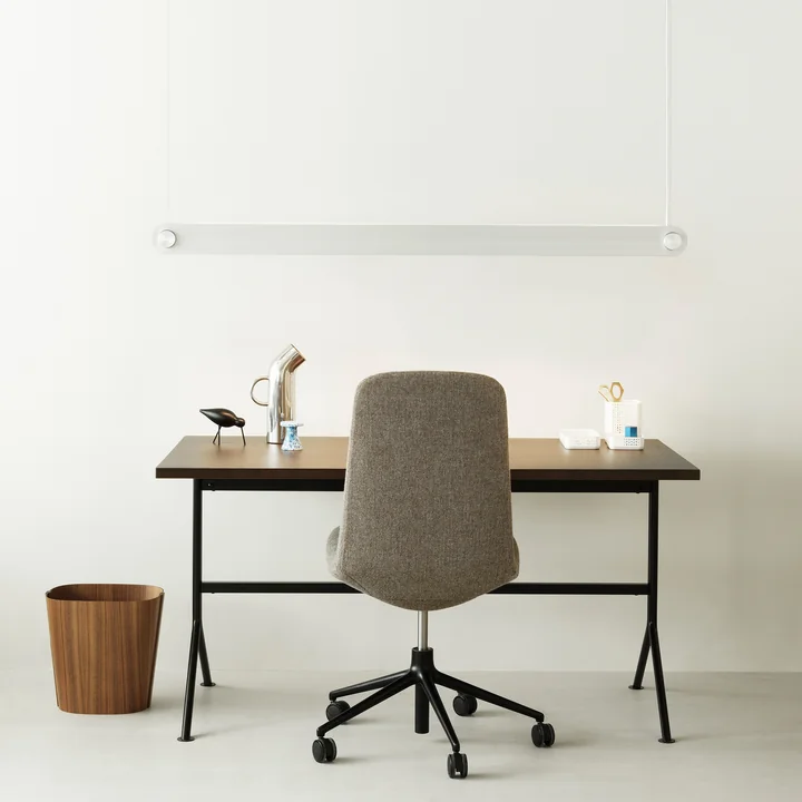 Dim Linear pendant lamp, brushed aluminum from Normann Copenhagen