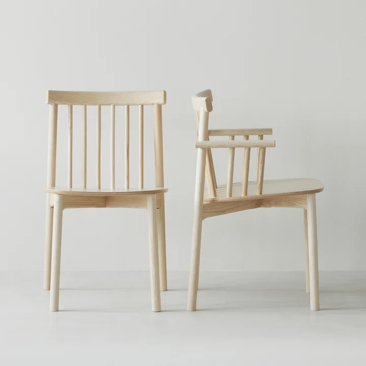 Pind Chair and armchair, ash from Normann Copenhagen