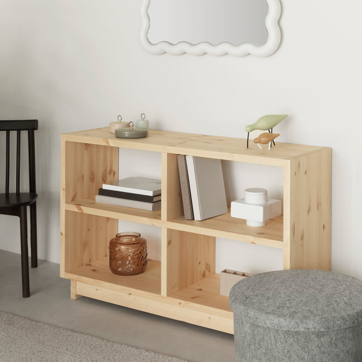 Plank Bookshelf, medium, pine from Normann Copenhagen