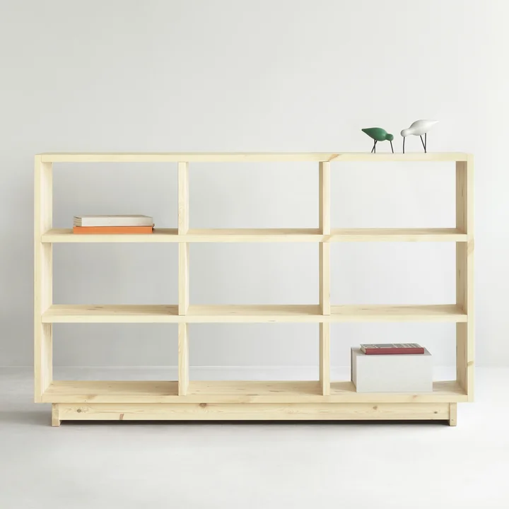 Plank Bookshelf, high, pine from Normann Copenhagen