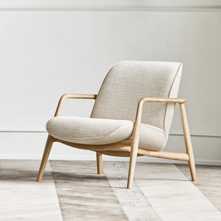 Bowie Armchair, oiled oak by Boila