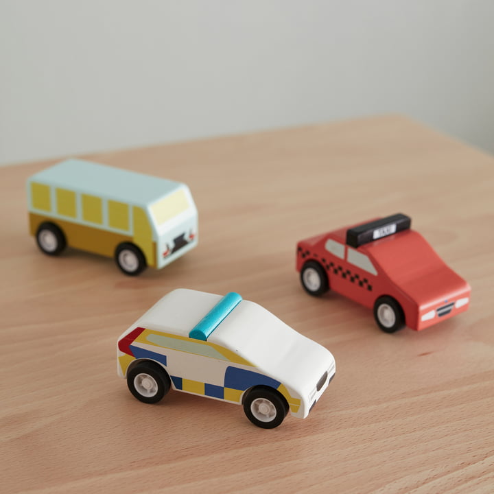 Aiden Pull-back cars from Kids Concept