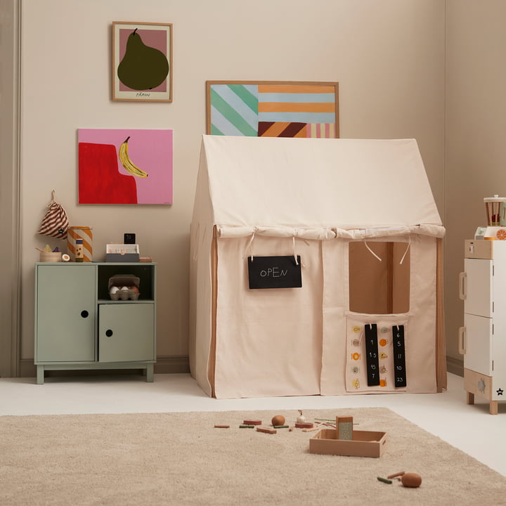 Foldable house tent and play mat from Kids Concept