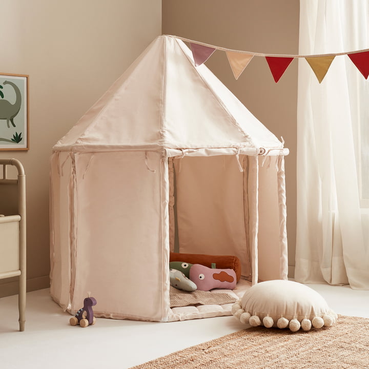Kid's Concept Tente Pavillon - Blanc Cassé - Tipi Kid's Concept
