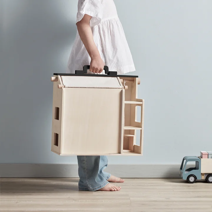 Aiden Portable doll's house with accessories from Kids Concept