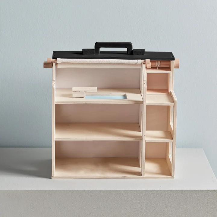 Aiden Portable doll's house with accessories from Kids Concept