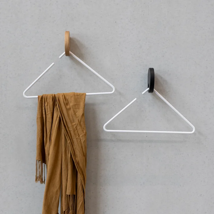 HANA - 3ECKE clothes hanger, white