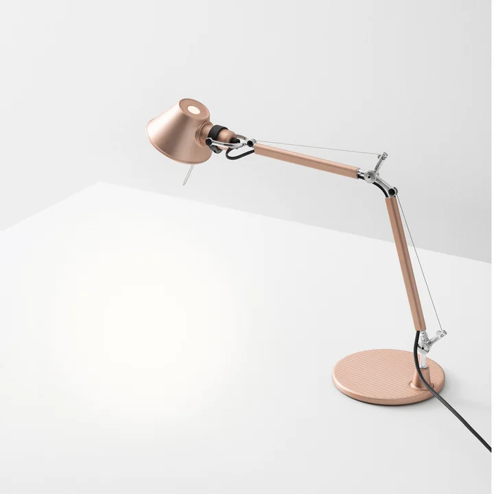 Artemide - Tolomeo Micro Table lamp, copper look (Christmas edition 2023)