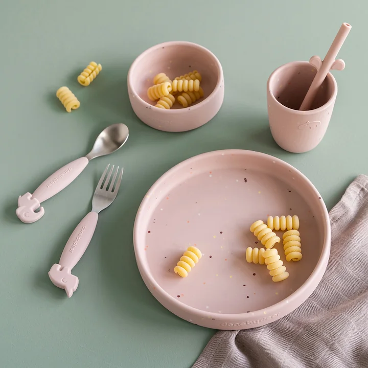 Silicone tableware set from Done by Deer