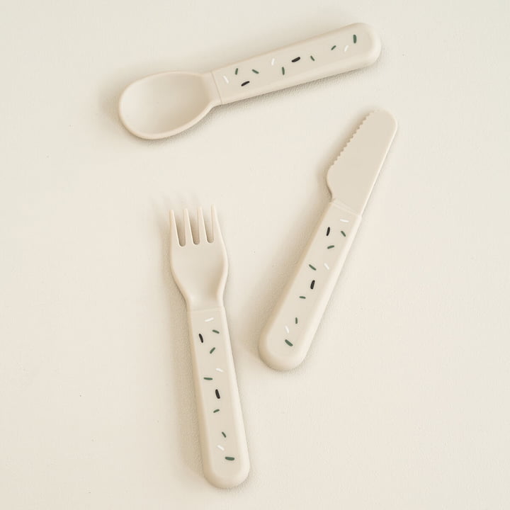 Foodie Children's cutlery set from Done by Deer