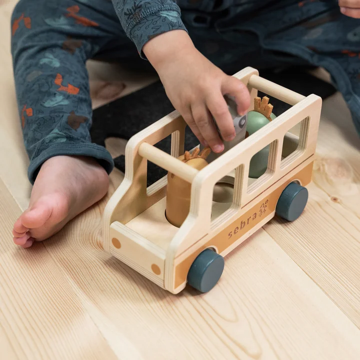 The wooden bus from Sebra