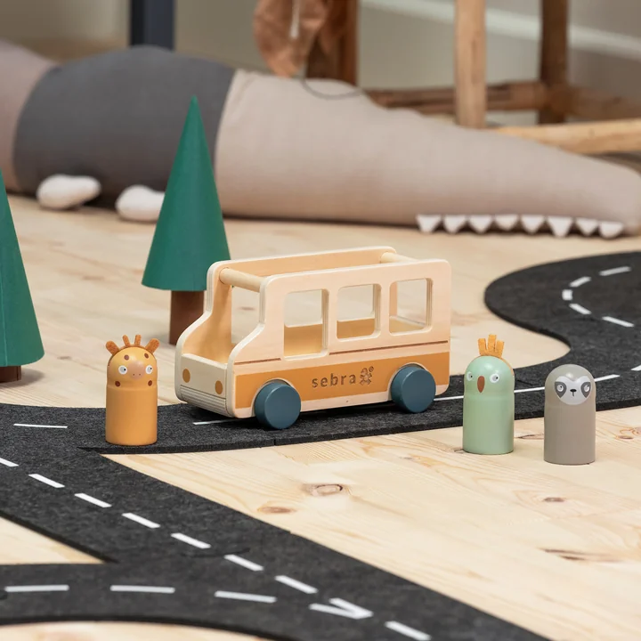 The wooden bus from Sebra