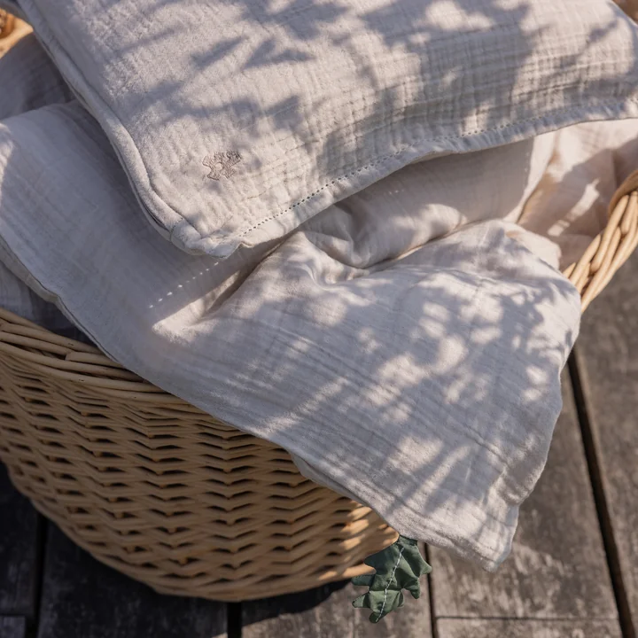 Junior muslin bed linen from Sebra